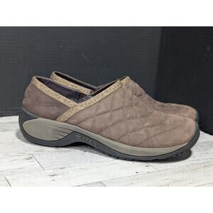 Merrell Shoes Womens 11 Encore Quilt Bracken Slip On Brown Comfort Wedge J66576
